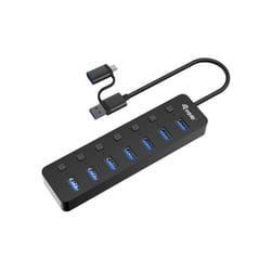 Equip 128965 hub & concentrateur USB 3.2 Gen 1 (3.1 Gen 1) Type-A 5000 Mbit/s Noir