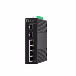 LevelOne IGS-2106P, Géré, L2, Gigabit Ethernet (10/100/1000), Full duplex, Connexion Ethernet, supportant l'alimentation via  ...