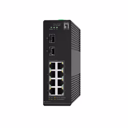 LevelOne IGS-2110P, Géré, L2, Gigabit Ethernet (10/100/1000), Full duplex, Connexion Ethernet, supportant l'alimentation via  ...