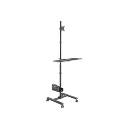 Equip 650171 chariot et support multimédia Noir PC Panier multimédia