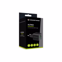 Conceptronic ALTHEA15B chargeur d'appareils mobiles Universel Noir Secteur Charge rapide Intérieure - Vue supplémentaire 4