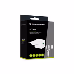 Conceptronic ALTHEA16W chargeur d'appareils mobiles Universel Blanc Secteur Charge rapide Intérieure - Vue supplémentaire 4