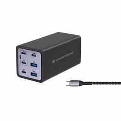 Conceptronic OZUL06BE, Intérieure, Secteur, 55 V, Noir
