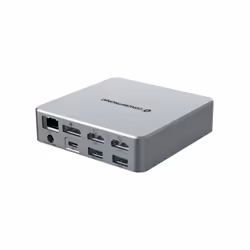 Conceptronic DONN25G station d'accueil Avec fil USB 3.2 Gen 2 (3.1 Gen 2) Type-C Argent