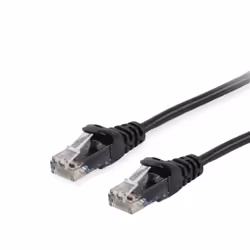 Equip 603153, 1,5 m, Cat6a, U/UTP (UTP), RJ-45, RJ-45, Noir