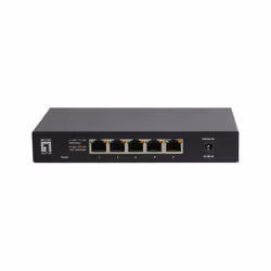 LevelOne GEU-0525 commutateur réseau Non-géré 2.5G Ethernet (100/1000/2500) Noir