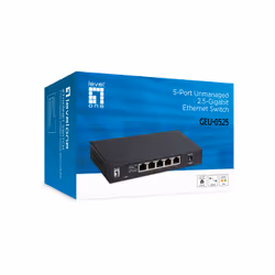 LevelOne GEU-0525 commutateur réseau Non-géré 2.5G Ethernet (100/1000/2500) Noir - Vue supplémentaire 6