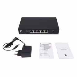 LevelOne GEU-0525 commutateur réseau Non-géré 2.5G Ethernet (100/1000/2500) Noir - Vue supplémentaire 7