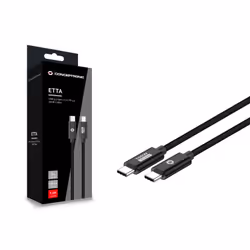 Conceptronic ETTA02B12 câble USB USB 3.2 Gen 2 (3.1 Gen 2) 1,2 m USB C Noir - Vue supplémentaire 3