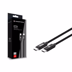 Conceptronic ETTA03B20 câble USB USB 2.0 2 m USB C Noir - Vue supplémentaire 3