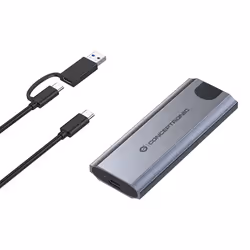 Conceptronic DANTE05G Boîtier de disques de stockage Enceinte ssd Gris M.2