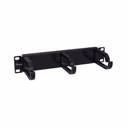 Equip 327341, Panneau de gestion de câbles, Noir, Plastique, Acier, 1U, Chine, 25,4 mm