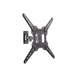 Equip 650412, 100 x 100 mm, 400 x 400 mm, -8 - 5°, -90 - 90°, Acier inoxydable, Noir