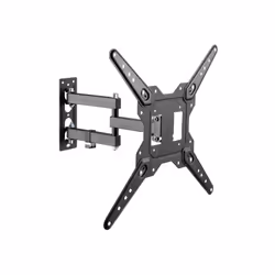 Equip 650413, 100 x 100 mm, 400 x 400 mm, -10 - 3°, -90 - 90°, Acier inoxydable, Noir