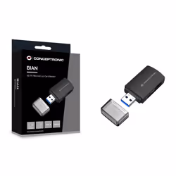 Conceptronic BIAN06B lecteur de carte mémoire USB 3.2 Gen 1 (3.1 Gen 1) Type-A Noir - Vue supplémentaire 5