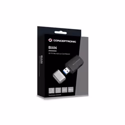 Conceptronic BIAN06B lecteur de carte mémoire USB 3.2 Gen 1 (3.1 Gen 1) Type-A Noir - Vue supplémentaire 6