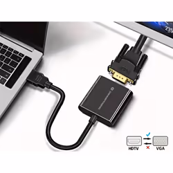 Conceptronic ABBY20B câble vidéo et adaptateur 0,25 m HDMI Type A (Standard) VGA (D-Sub) Noir - Vue supplémentaire 5