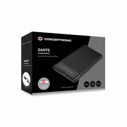 Conceptronic DANTE06B Boîtier de disques de stockage Boîtier disque dur/SSD Noir 2.5" - Vue supplémentaire 6