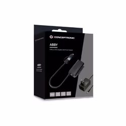 Conceptronic ABBY21B changeur de genre de câble USB Type-A SATA 22-pin Noir - Vue supplémentaire 5