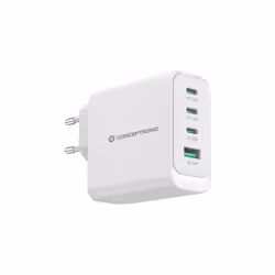 Conceptronic ALTHEA22W100 chargeur d'appareils mobiles Universel Blanc Secteur Charge rapide Intérieure