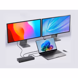 Conceptronic DONN30B station d'accueil Avec fil Thunderbolt 4 Noir - Vue supplémentaire 5