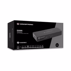Conceptronic DONN30B station d'accueil Avec fil Thunderbolt 4 Noir - Vue supplémentaire 8