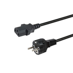 Equip 112111 Cable De Transmission Black 3 M Cee7/7 Iec C13