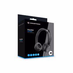 Conceptronic POLONA05B écouteur/Casque Avec fil Arceau USB Type-A Noir - Vue supplémentaire 8