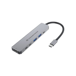 Conceptronic DONN33G station d'accueil Avec fil USB 3.2 Gen 1 (3.1 Gen 1) Type-C Argent