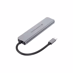 Conceptronic DONN33G station d'accueil Avec fil USB 3.2 Gen 1 (3.1 Gen 1) Type-C Argent