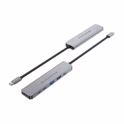 Conceptronic DONN33G station d'accueil Avec fil USB 3.2 Gen 1 (3.1 Gen 1) Type-C Argent
