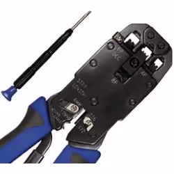 Equip 129404 Pince à sertir Noir, Bleu