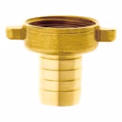 GEKA 2/3 tuyau laiton fitting- Deux parties. À joint plat avec la bague d'étanchéité et un joint d'étanchéité métallique coni ...