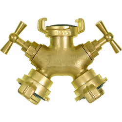 Vanne à deux voies, avec une connexion de couplage Coulée en laiton. Vannes de régulation individuellement et supprimable. Co ...