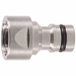 GEKA plus de bouchon valve Connexion du système au robinet. De haute qualité, système de connecteur robuste en laiton nickelé ...