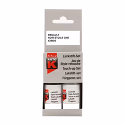 Stylo de retouche peinture Auto-K teinte constructeur Noir Etoile GNE Renault