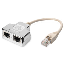 Digitus Adaptateur de câble de brassage, CAT 5e, blindé - 1:1