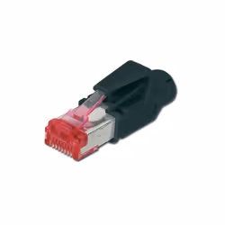 Digitus Connecteur enfichable modulaire CAT6 RJ45, HIROSE TM 21, RJ-45, Noir, Métallique, Rouge, Cat6, Or, Bronze phosphoreux ...
