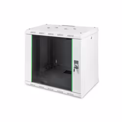 Digitus Boîtier de série Unique - 600 x 450 mm (lxp), Rack monté sur le mur, 9U, 100 kg, 22,5 kg, Gris