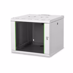 Digitus Boîtier de série Unique - 600 x 600 mm (lxp), Rack monté sur le mur, 9U, 100 kg, Gris
