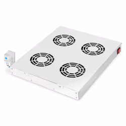 Digitus Unité de ventilation de toit pour installation variable de 483 mm (19 po), Gris, 4 ventilateur(s), 552 m³/h, Turquie, ...