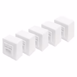 Digitus CAT 5e, classe D, prise de données, blindé, montage en saillie, RJ-45, 5e, Blanc, Chine