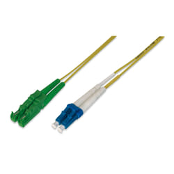 Digitus Câble de brassage à fibre optique, E2000 (8° APC) sur LC (UPC), monomode