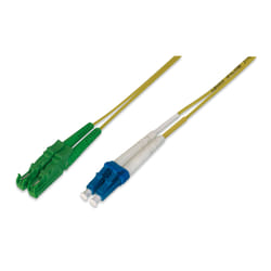 Digitus Câble de brassage à fibre optique, E2000 (8° APC) sur LC (UPC), monomode