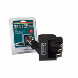 Digitus USB 2.0 Swivel Hub 4-Port 480 Mbit/s Noir