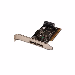 Digitus SATA 150 RAID PCI card, PCI, Noir, Sil 3114, 0, 1, 1+0, 5, 150 Mbit/s, Avec fil