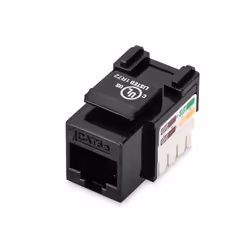 Digitus CAT 5e, module Keystone de classe D, non blindé, Noir, 30 mm, 20 mm, 25 mm, 75 mm, 115 mm