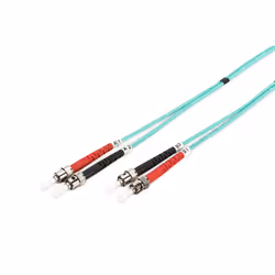 Digitus Câble de brassage multimode OM 3 à fibre optique, ST / ST, 10 m, I-VH, OM3, ST, ST