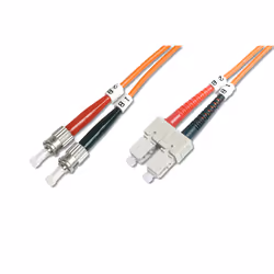 Digitus Câble de brassage multimode à fibre optique, ST / SC, 3 m, I-VH, OM2, ST, SC