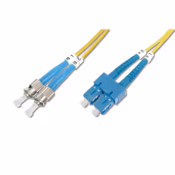 Digitus Câble de brassage monomode à fibre optique, ST/ SC, 3 m, I-VH, OS2, ST, SC